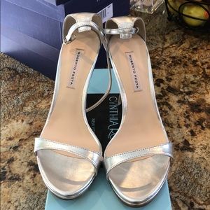 Cynthia Rowley Sunbathe Silver Pumps